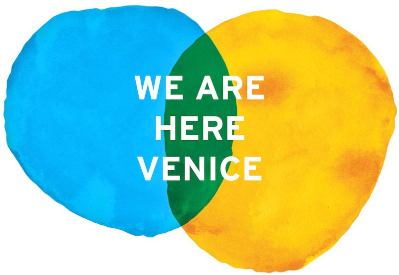 logo WE ARE HERE VENICE